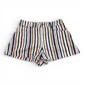 RVCA Chill Wave Striped Shorts Women’s XS | Retro Surf Skate Summer